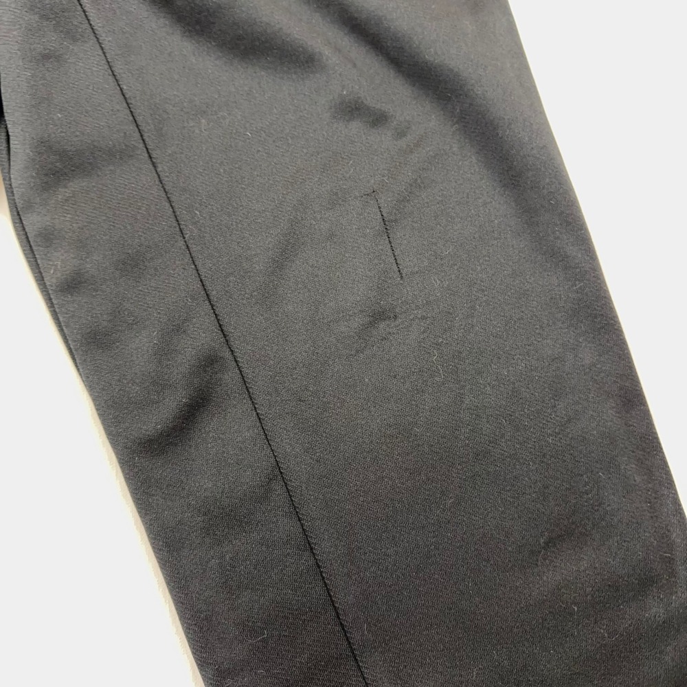 Adidas AEROREADY Black Track Pants Mens Medium Ankle Zip Joggers Athletic - Picture 5 of 9